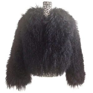 2026 New Fashion Winter Windproof Warmth Tan Sheep Fur Short <strong>Coat</strong> for the Elegant and <strong>Kingly</strong> Women - Product Image 1