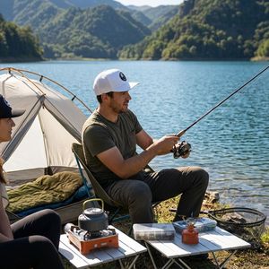 Chapeau Bob Unisexe Ajustable Brodé Personnalisé avec Logo – Idéal pour le Camping, la Pêche et la Randonnée – Imperméable et Tendance pour Hommes et Femmes - Product Image 2