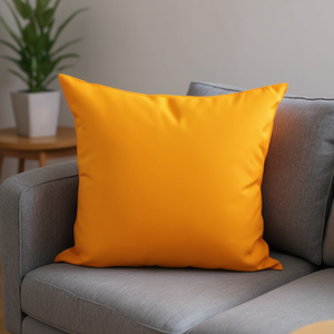 Cojín Elástico de Alta Gama en Color Naranja 50*50, Cojín y Almohada de Lujo para Asiento - Product Image 2