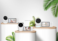 Moniteur de bébé intelligent avec connexion sans fil WiFi et alertes en temps réel Vidéo HD et audio bidirectionnel Safe Guard Caméra à écran LCD de 5.5 pouces