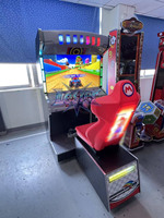 Machine de course d'arcade Mario Kart GP DX de 43 pouces, simulateur de divertissement commercial à monnayeur pour 2 joueurs
