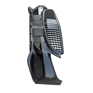 <span class=keywords><strong>2015</strong></span>-2018 para Mercedes Benz Clase C 205 rejilla de parachoques delantero usada para C200L <span class=keywords><strong>Maybach</strong></span> All Black Grille para Mercedes Benz - Product Image 3