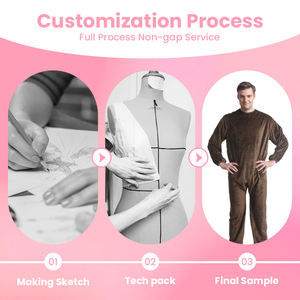 ASTM Certified Brown Full-Body Jumpsuit Costume for US Casual Themed Gatherings - Product Image 2