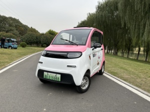 LIANGJI Mini <span class=keywords><strong>furgoneta</strong></span> eléctrica de 4 <span class=keywords><strong>plazas</strong></span> para adultos, coche de dos puertas con asientos de cuero y batería trasera, <span class=keywords><strong>precio</strong></span> barato, vehículo de nueva energía - Product Image 6