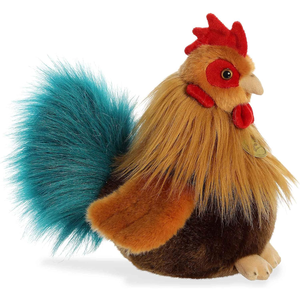 Adorable Animal Coq Peluches Réaliste Détail Chéri Compagnon Jouet Brun <span class=keywords><strong>9</strong></span> Pouces Animal En Peluche Coq En Peluche Jouets Personnalisés - Product Image 1