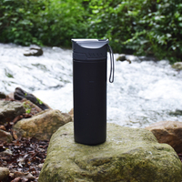 Bouteille filtrante à eau potable personnelle portable pour les activités de plein air, la pêche, le camping, la randonnée et les aventures