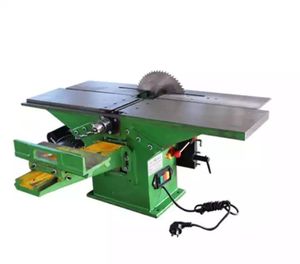 Machine à bois multifonctionnelle combinée : dégauchisseuse électrique, dégauchisseuse à trous carrés, scie à table et dégauchisseuse - Product Image 1
