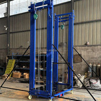 Plataforma Elevadora Eléctrica Portátil Ligera de Aluminio de 6 Metros, Plegable, con Control Remoto, para Pintar, Andamio Elevador