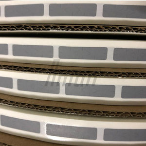 Oblong <b>Scratch</b> Serial Sticker PET Dark Gray 6x24mm for High-Volume Anti-Counterfeiting on Game and Recharge Cards - Product Image 3