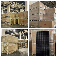 Panel Surya Bifacial Longi Hi-Mo 6 Explorer Lr5-72Htd 550-580W Efisiensi 22,5% Kaca Ganda Tersedia