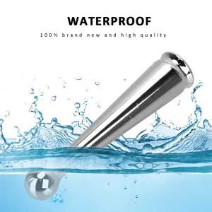 Neuer Edelstahl-<span class=keywords><strong>Dildo</strong></span> Metall-Analplug Prostata-Massagegerät mit Multifrequenz-Vibration Vibrierender Edelstahl-Vibrator - Product Image 5