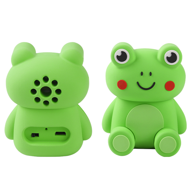 Funny Outdoor Frog Wireless Speaker BT 5.0 Micro Port Cute Cartoon Mini Portable Animal Frog Wireless Speaker
