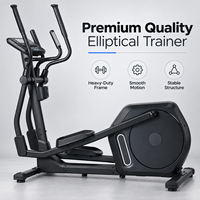 K-FIT GS-8760FP Neues Magnetisches Crosstrainer-Fahrrad mit 12 Voreingestellten Programmen, Robuster Rahmen für Heimfitness und Leichte Gewerbliche Nutzung