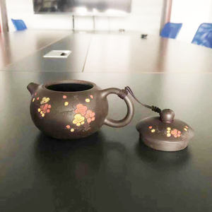 กาน้ำชามือ Handmade ที่มีสีสันโคลนทาสีพลัม<span class=keywords><strong>หอม</strong></span>จีน Yi Xin กาน้ำชาสีม่วง - Product Image 2