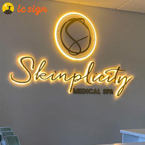 Letreros Metálicos Personalizados LC, Letreros Retroiluminados LED, Letras y Números Metálicos en Relieve - Product Image 1