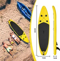 Planche de SUP gonflable 2026 ESUP Longboard Deck, durable, 11 pieds 6 pouces, couleur phosphorescente, pour sports nautiques