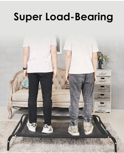 Vente en gros, <span class=keywords><strong>lit</strong></span> surélevé extérieur/intérieur lavable et durable <span class=keywords><strong>pour</strong></span> <span class=keywords><strong>chien</strong></span>, <span class=keywords><strong>lit</strong></span> de <span class=keywords><strong>trampoline</strong></span> en maille portable surélevé en métal moyen imperméable - Product Image 3