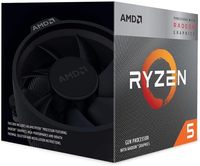 Prosesor CPU Komputer Ryzen 5 3400G, Grafis Terintegrasi Radeon RX Vega 11, 4 Core/8 Thread, TDP 65W, Soket AM4 BULK PACK