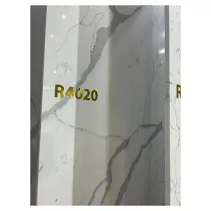 Prima Factory Price Puro Branco Artificial Nano Vidro Cristalizado Laje para Bancada