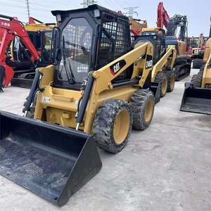 Cargadora de dirección deslizante Caterpillar 246D usada con hidráulica de alto flujo XPS, certificación CE, motor y rodamientos para maquinaria de construcción - Product Image 3