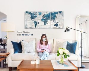 लिविंग रूम के लिए दीवार कला बेडरूम की दीवार सजावट चित्र के लिए दीवार कला 48 "x24" - Product Image 5