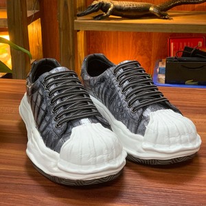 Zapatillas de Deporte de Diseño para Hombre, Zapatillas de Piel de Cocodrilo Genuina de Lujo, Zapatos Deportivos Casuales de Cuero de Alta Gama, Estilo Unisex - Product Image 6