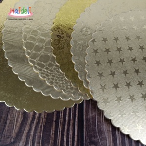 Tấm Bánh Bán Chạy Tấm Giấy Bạc Và Vàng 6 Inch 9 Inch 12 Inch 16 Inch Cạnh Nhẵn - Product Image 3