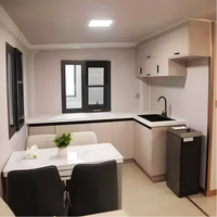 Fournisseur de maisons préfabriquées de luxe bon marché, maisons mobiles prêtes à assembler, villas, maisons en conteneurs en kit, maisons en kit à 2 ou 3 chambres