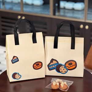 Sacs isothermes personnalisés Genbos en non-tissé pour plats à emporter/desserts/gâteaux – Vente directe usine – Sacs thermiques d'emballage - Product Image 1