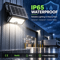 Projecteur solaire extérieur IP65 de sécurité avec LED haute luminosité 3CCT, matériau ignifuge V0, garantie 3 ans pour jardin et terrasse