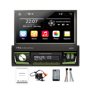 Có thể thu vào 7 "Màn hình cảm ứng đài phát thanh xe 1 DIN xe đa phương tiện Stereo <span class=keywords><strong>MP5</strong></span> <span class=keywords><strong>Player</strong></span> cho xe DVD <span class=keywords><strong>Player</strong></span> - Product Image 4