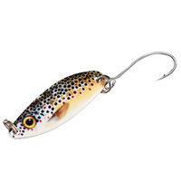 NOUVEAU MAJOR Leurre Cuillère Métallique Ultralégère 3g 5g à Hameçon Simple pour la Pêche en Eau Douce (Truite, Brochet, Saumon)