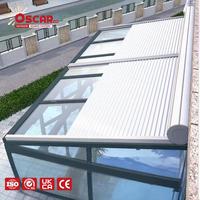 Volet rétractable motorisé pour l'extérieur, protection solaire pour véranda, stores de patio, jardin, toit rétractable motorisé