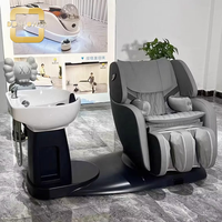 Salon Rotatery Shampooing Chaise De Massage De Cheveux Électrique Chaise De Lavage Tête Spa pour Coiffure Professionnelle Massage Shampooing Chaise