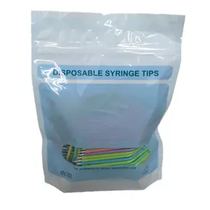 DentalカラフルなDisposable Triple Way Syringe Tips空気と水歯科椅子スペアパーツ250ピース/バッグ