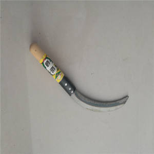 6.5 "industriale in acciaio al carbonio strumento da giardino erba falce strumenti per l'agricoltura falce falce erba con manico in legno - Product Image 3