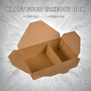 Takeaway Food Grade <b>Box</b> Four Leaf Top Open Custom Disposable Paper Packaging with Glossy Lamination for Sushi and Sugar - Product Image 2