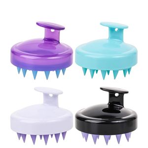 New $0.15 <b>Round</b> Silicon Bath <b>Brush</b> /Dry Hair Detangler Scalp Massage Shampoo <b>Brush</b> - Product Image 1