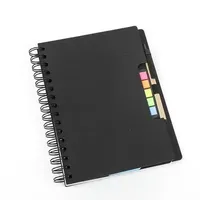 Cuaderno Espiral de Cuero PU con Estampado de Dibujos Animados para Niños, Tela PP, Encuadernación con Alambre, Tamaños B5/B6/A5/A6/A4, Regalo para Estudiantes de Primaria