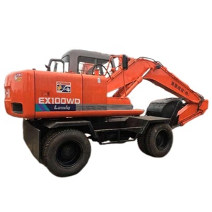 Excavadora de ruedas Hitachi EX100W EX140W de segunda mano de alta calidad Uesd Digger Japón Original para la construcción - Product Image 1