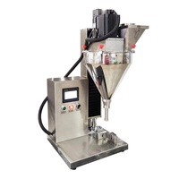 Machine de remplissage semi-automatique électrique de table pour petits pots et bouteilles, idéale pour poudres cosmétiques, épices et emballages en verre, avec contrôle PLC
