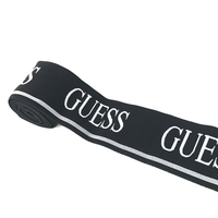 Ceinture en nylon élastique à haute élasticité Couture Yoga Jacquard Sangle élastique