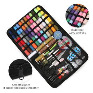 JPアダルトハンドメイドソーイングクラフトキットセットポータブルトラベルハードケースソーイングキット初心者向け - Product Image 2