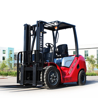 Chariot élévateur diesel tout-terrain CE 2600 kg 4000 kg 4500 kg avec déplacement latéral, livraison gratuite, hauteur de levage 3 m 4,5 m