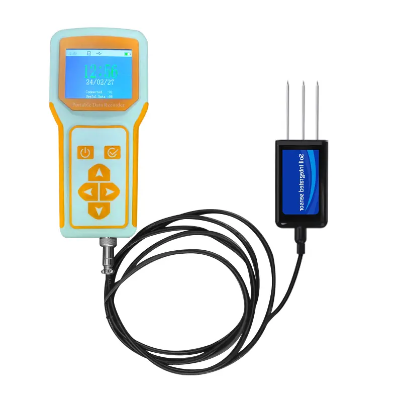 Sensor de humedad del suelo Analizador NPK/PH/EC Sensor de nutrientes de humedad 8 en 1 Probador de suelo
