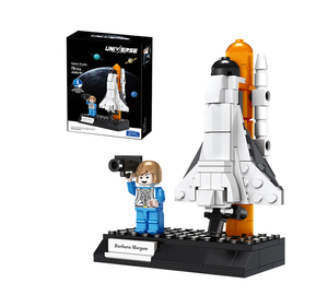 DIY series Aérospatiale-système <span class=keywords><strong>space</strong></span> shuttle Legos plastic assembling building blocks toy - Product Image 6