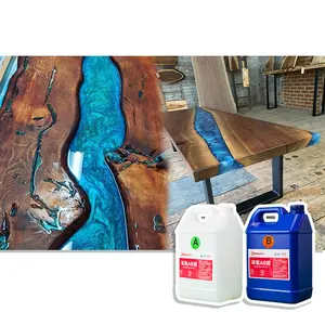 Factory Direct Sales Polishable High Hardness Self-leveling Clear Liquid Epoxy Resin for DIY Resin Table