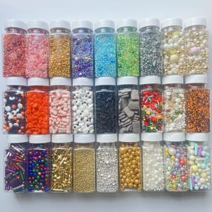100g Edible Cake <b>Sprinkles</b> sugar beads Candy <b>Sprinkle</b> for birthday wedding party decorations - Product Image 1