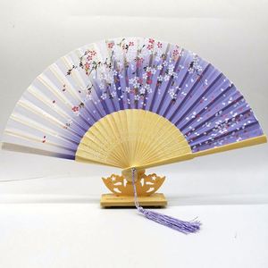 2025 Wholesale Custom Printed Bamboo Hand Held Fan High Quality Folding Personalized Fans DIY Style for Business <b>Gifts</b> - Product Image 6