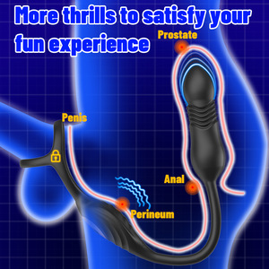 Nuevo Vibrador Anal Telescópico de Tres Anillos LeYa Jackman con Control por Aplicación, Dilatador, Juguetes Sexuales para Hombres y Mujeres, Masturbación para Adultos - Product Image 6